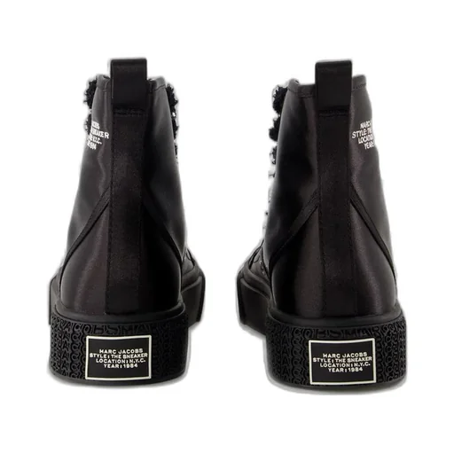The High Top Satin Sneakers