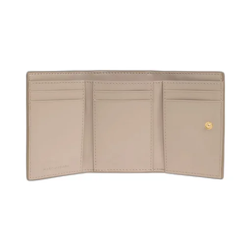 The Leather J Marc Logo-Plaque Wallet