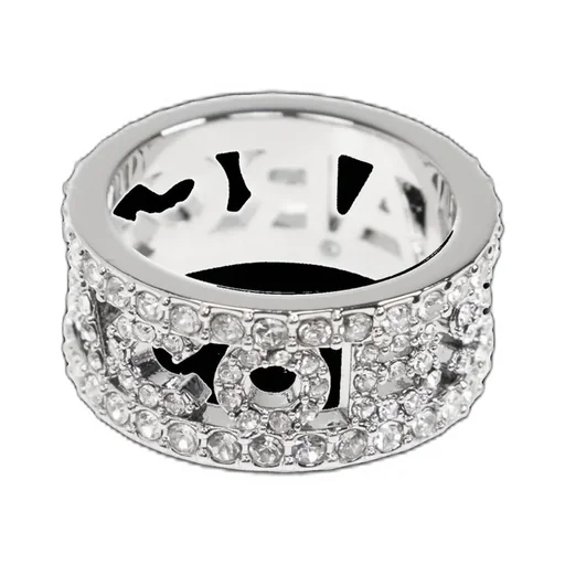 The Monogram Pave Ring