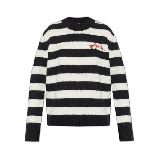 The Striped Brushed Logo Embroidered Jumper