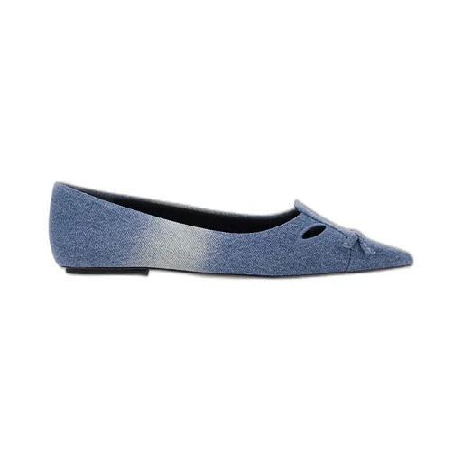 The Denim Kat Ballerinas