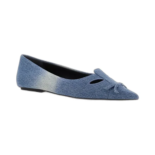 The Denim Kat Ballerinas