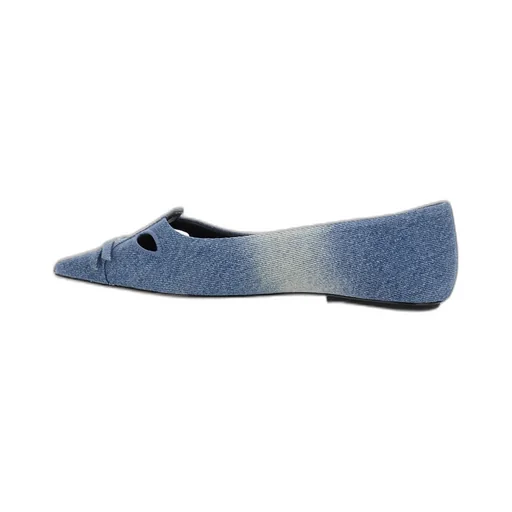 The Denim Kat Ballerinas