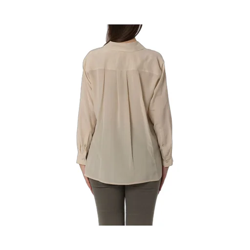 Long Sleeve Collared Blouse