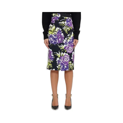 Floral Print Pencil Skirt
