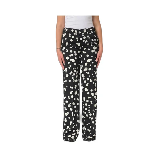 High-Waisted Wide-Leg Trousers