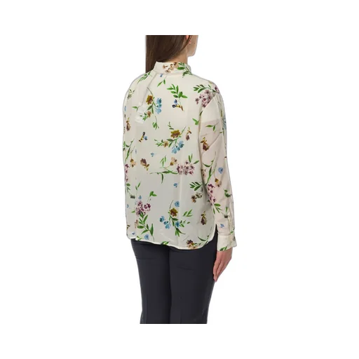 Floral Print Silk Shirt