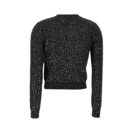 Cardigan With Floral Embellishment