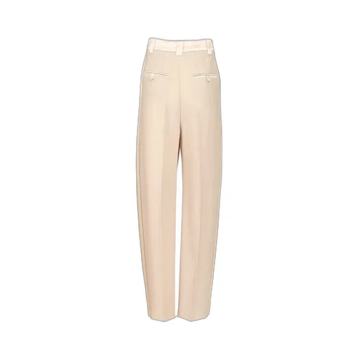 High-Waisted Wide-Leg Trousers