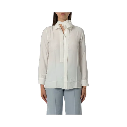 Shirt With Rose Detail
