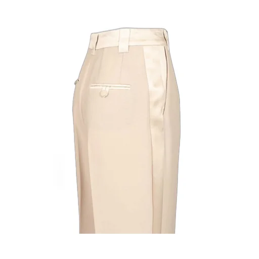 High-Waisted Wide-Leg Trousers