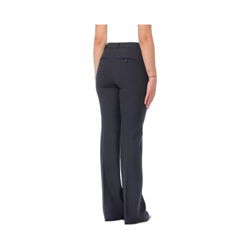 High-Waisted Flared Trousers