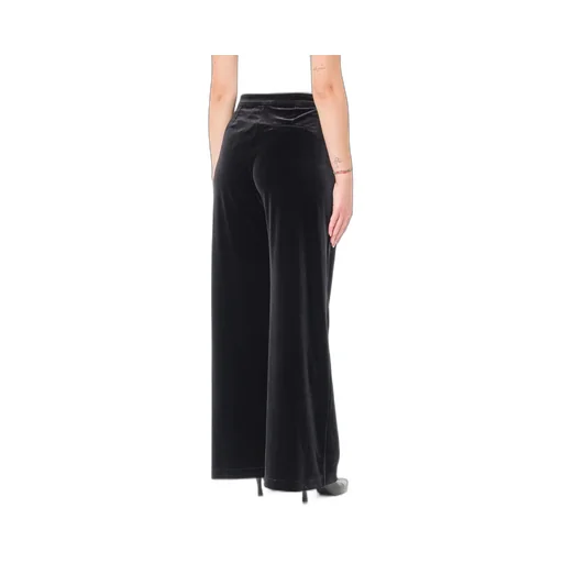 Wide-Leg Velvet Pants