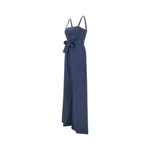 Wide-Leg Jumpsuit With Tie-Waist