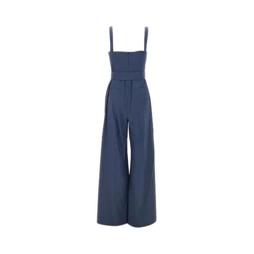 Wide-Leg Jumpsuit With Tie-Waist