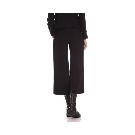 Wide Leg Cropped Trousers