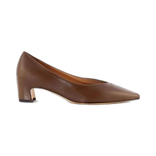 Pointed Toe Block Heel Pumps