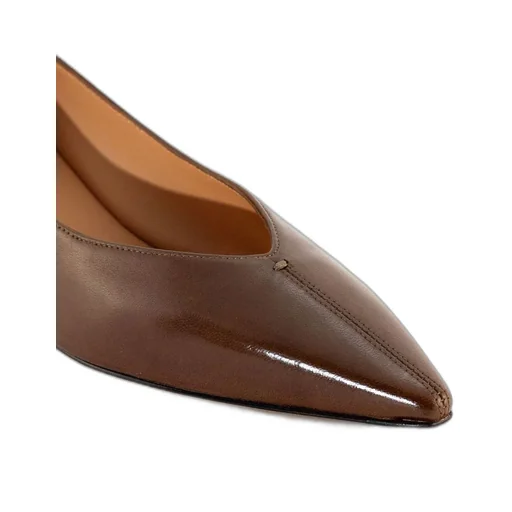 Pointed Toe Block Heel Pumps
