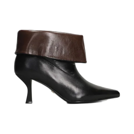 Ankle Boots With Fold-Over Cuff