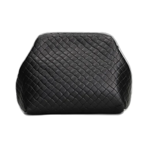Woven Leather Clutch