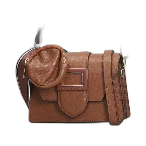 Flap Shoulder Bag With Coin Pouch