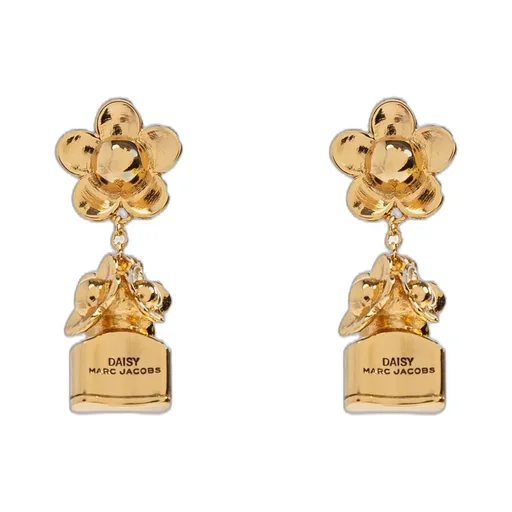 Daisy Perfume Bottle Earrings