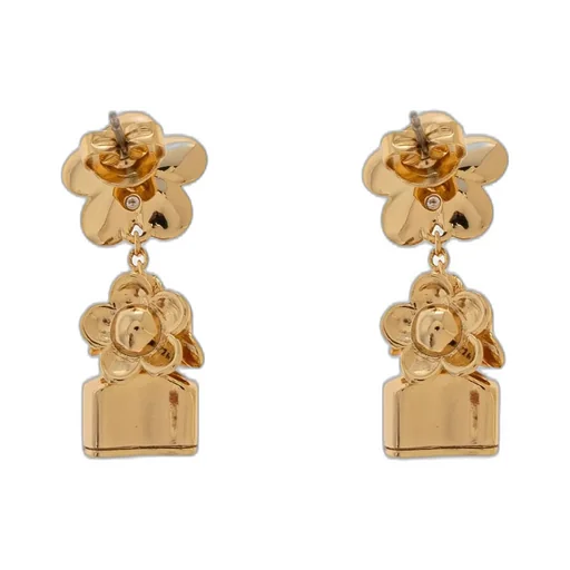 Daisy Perfume Bottle Earrings