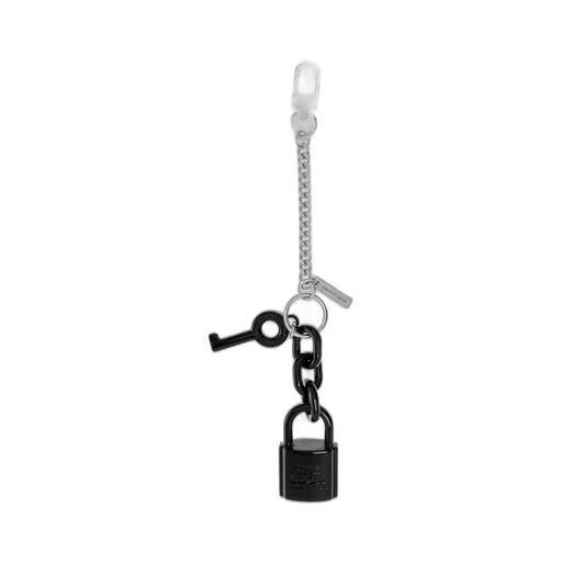 Lock And Key Charm Keychain