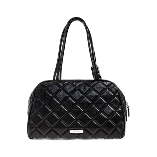 Quilted Satchel Bag