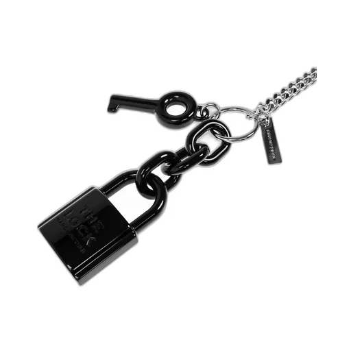 Lock And Key Charm Keychain