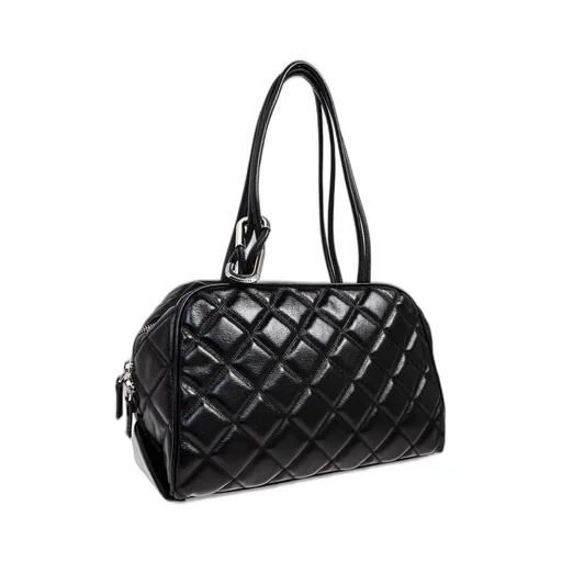 Quilted Satchel Bag