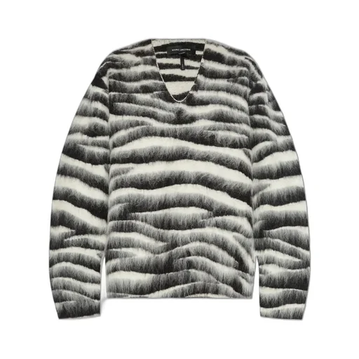 Striped Mohair-Blend Sweater