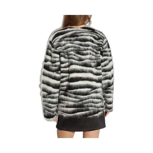 Striped Mohair-Blend Sweater