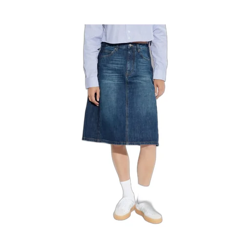 Denim A-Line Skirt