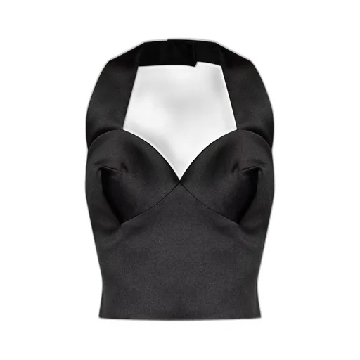 Halterneck Bustier Top