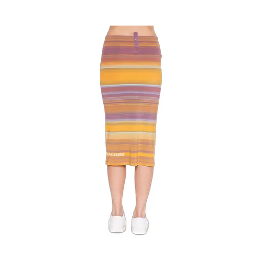 Striped Midi Skirt
