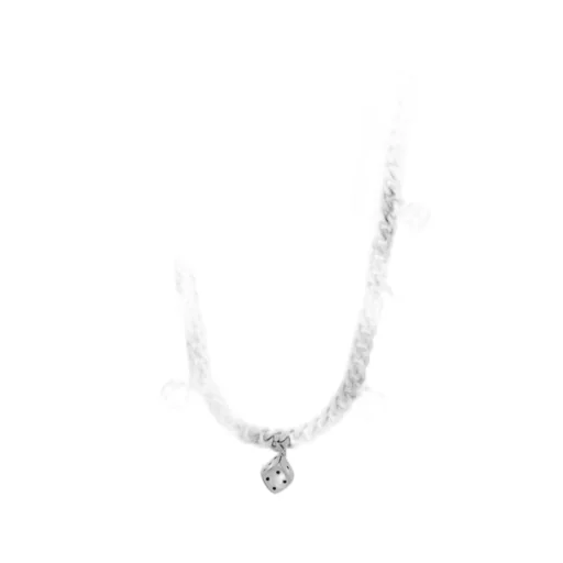 Dice And Ball Charm Necklace