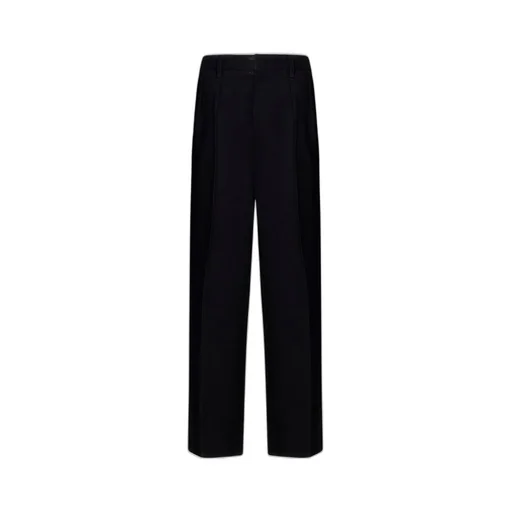 High-Waisted Pleated Trousers