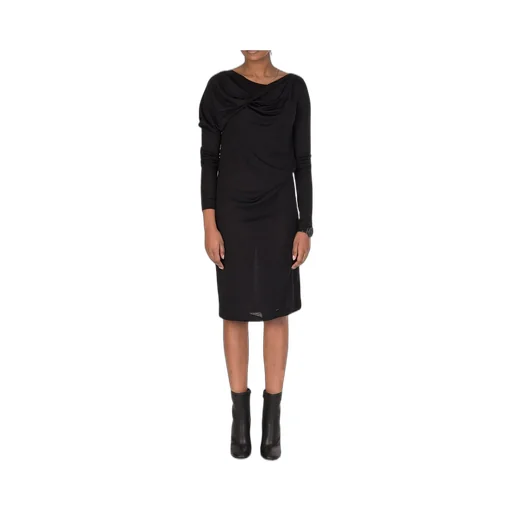 Draped Midi Dress