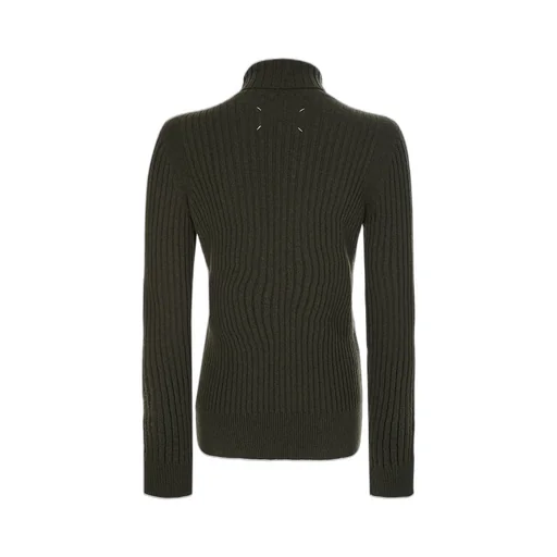 Ribbed Turtleneck Sweater