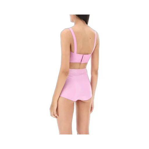 Latex Bustier Crop Top