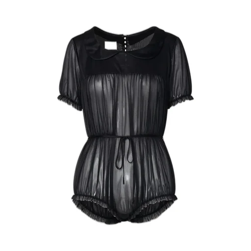 Sheer Babydoll Romper