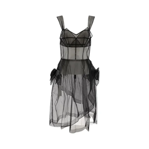 Tulle Dress With Bows