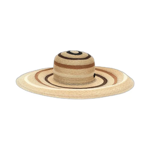 Wide-Brimmed Straw Hat