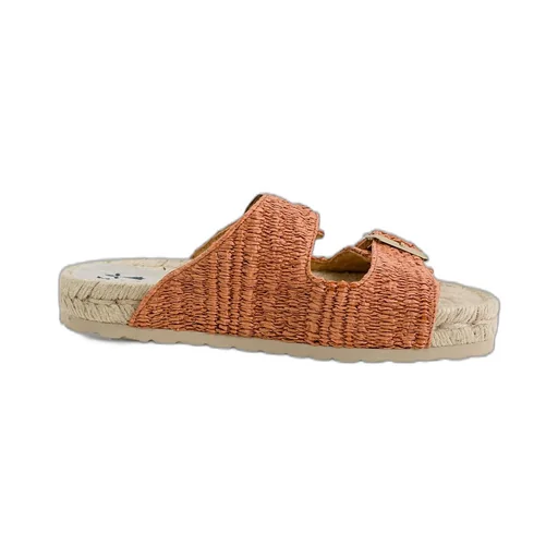 Platform Espadrille Slide Sandals