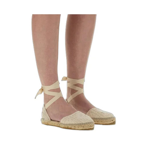Espadrilles With Ankle Tie