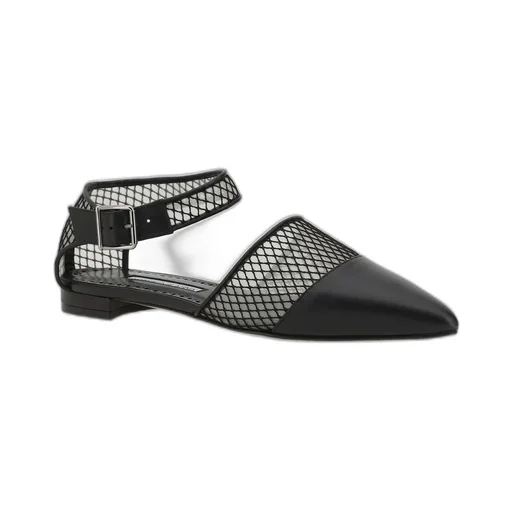 Mesh Pointed Toe Flats