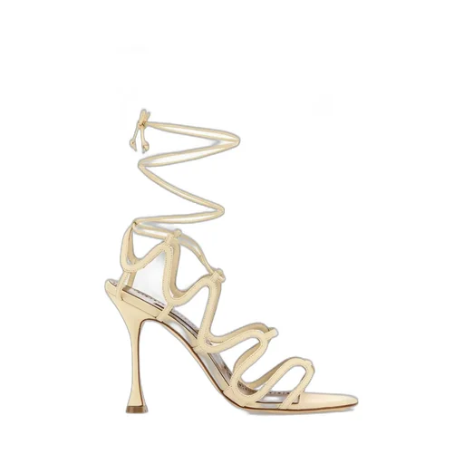 Wavy Strappy Sandals
