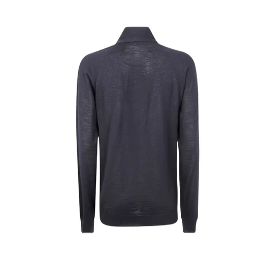 Long-Sleeved Sweater With Tie Neck