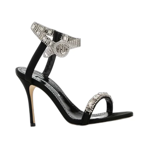Sandals With Crystal Embellishments